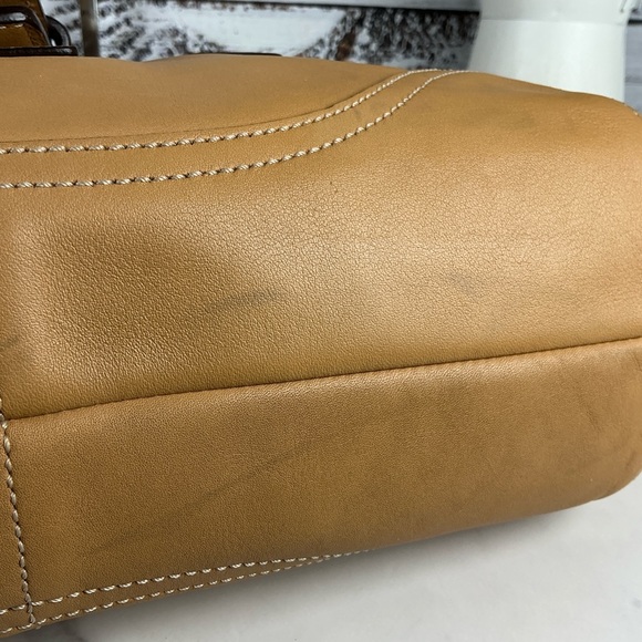 Coach‎ Vintage Hampton Soho shoulder Buckle Bag Camel Tan Leather Satchel Fall - Picture 13 of 15
